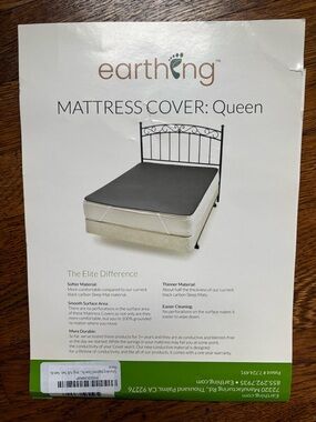 Earthing Mattress Cover Grounding | Queen Size | NWOT | Never Used